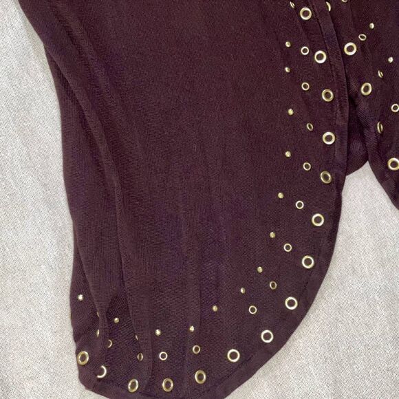 Laura Ashley | Brown Studded  Accented Cardigan | PXL - Picture 4 of 7